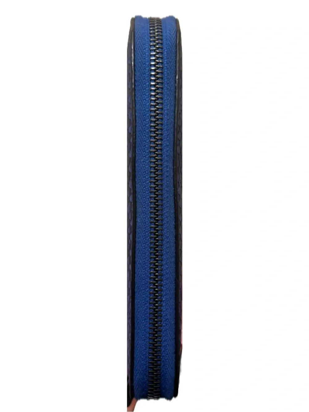 Jimmy Choo Blue Snake Embossed Continental Wallet - Picture 5 of 16